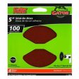 3-Pack 5-Inch 40-Grit Stick-On Sanding Disc Online now