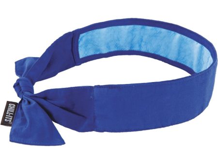 Ergodyne Chill-Its Headband Blue Cooling Bandana For Discount