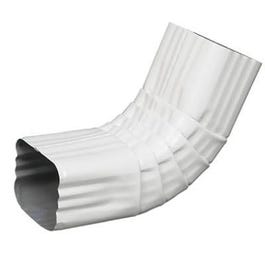 Gutter Front Elbow, Style A, 75 Degree, White Aluminum , 2 x 3-In. Online Sale