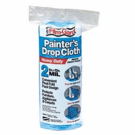 2-Mil Plastic Drop Cloth, Blue, 9 x 12-Ft. on Sale