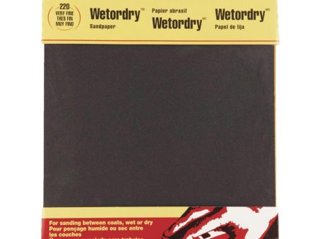 3M Wetordry 9 In. x 11 In. 220 Grit Very Fine Sandpaper (5-Pack) Online