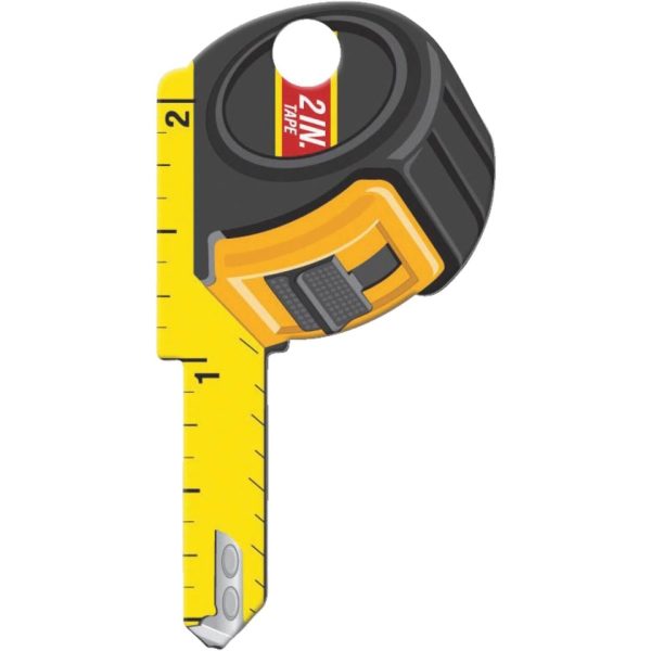 Lucky Line Tape Measure Design Decorative House Key, KW11 For Cheap