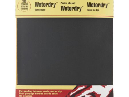 3M Wetordry 9 In. x 11 In. 320 Grit Extra Fine Sandpaper (5-Pack) For Cheap