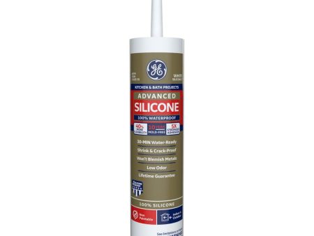 General Electric 10.1 oz Advanced Silicone 2 Kitchen & Bath Sealant Online Hot Sale