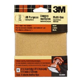 5-Pk., 4.5 x 4.5-In. Fine Palm Sander Sheets on Sale