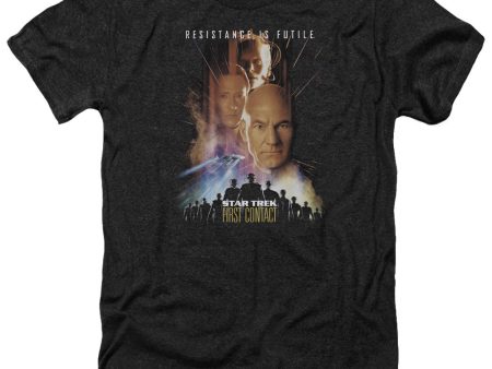 STAR TREK : FIRST CONTACT ADULT HEATHER BLACK 2X Fashion