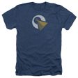 STAR TREK DISCOVERY : VULCAN LOGO ADULT HEATHER Navy 3X For Cheap