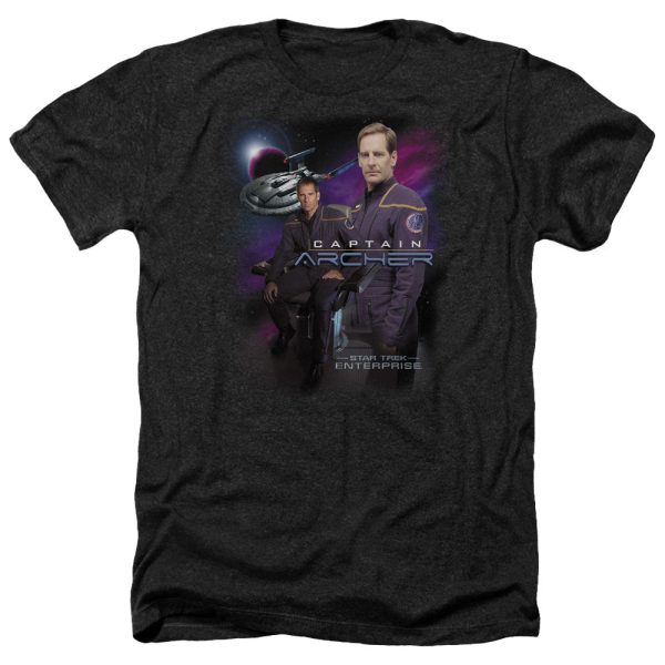 STAR TREK : CAPTAIN ARCHER ADULT HEATHER BLACK LG Sale