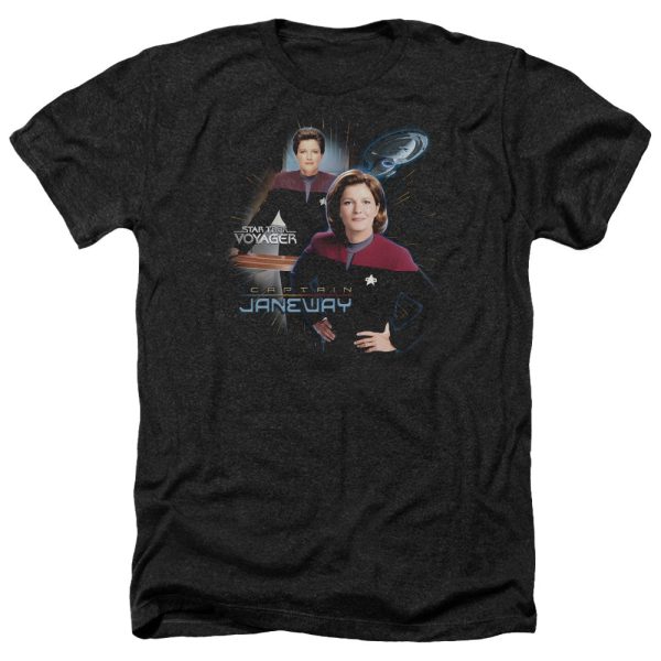 STAR TREK : CAPTAIN JANEWAY ADULT HEATHER BLACK LG Sale