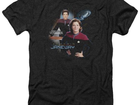 STAR TREK : CAPTAIN JANEWAY ADULT HEATHER BLACK 2X For Sale