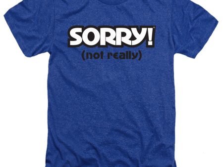 SORRY : NOT SORRY ADULT HEATHER Royal Blue MD Hot on Sale