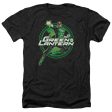 JUSTICE LEAGUE OF AMERICA : LANTERN GLOW ADULT HEATHER BLACK SM Fashion