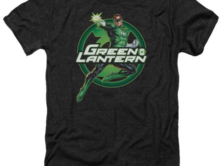 JUSTICE LEAGUE OF AMERICA : LANTERN GLOW ADULT HEATHER BLACK SM Fashion