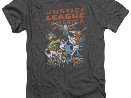 JUSTICE LEAGUE OF AMERICA : BIG GROUP ADULT HEATHER CHARCOAL SM Online now