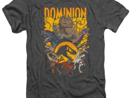 JURASSIC WORLD : DOMINION PACK ILLUSTRATED ADULT HEATHER Charcoal LG Sale