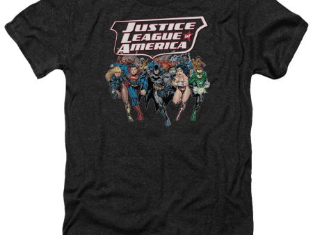 JUSTICE LEAGUE OF AMERICA : CHARGING JUSTICE ADULT HEATHER BLACK 2X Discount