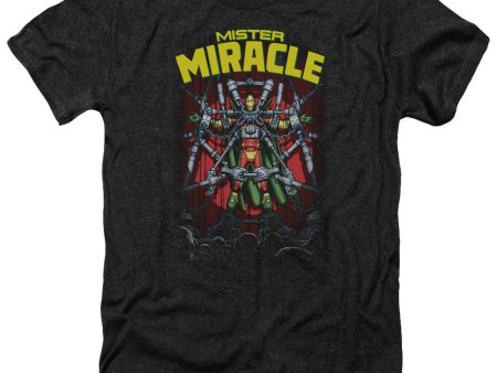 JUSTICE LEAGUE OF AMERICA : MISTER MIRACLE ADULT HEATHER Black LG For Sale