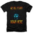 IT 2017 : WE ALL FLOAT DOWN HERE ADULT HEATHER Black LG For Discount