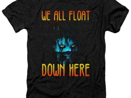 IT 2017 : WE ALL FLOAT DOWN HERE ADULT HEATHER Black 2X Online Hot Sale