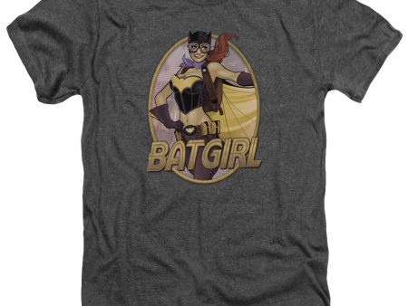 JUSTICE LEAGUE OF AMERICA : BATGIRL BOMBSHELL ADULT HEATHER Charcoal MD Hot on Sale