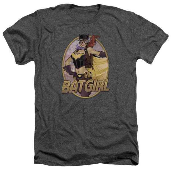 JUSTICE LEAGUE OF AMERICA : BATGIRL BOMBSHELL ADULT HEATHER Charcoal MD Hot on Sale