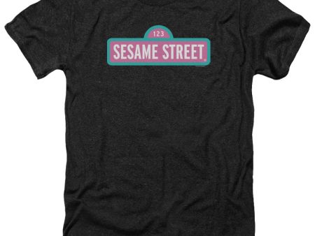 SESAME STREET : ALT LOGO ADULT HEATHER Black 3X Online now