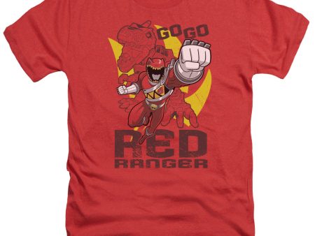 POWER RANGERS : GO RED ADULT HEATHER Red 2X Online now