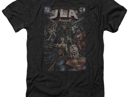 JUSTICE LEAGUE OF AMERICA : #1 COVER ADULT HEATHER BLACK XL Online