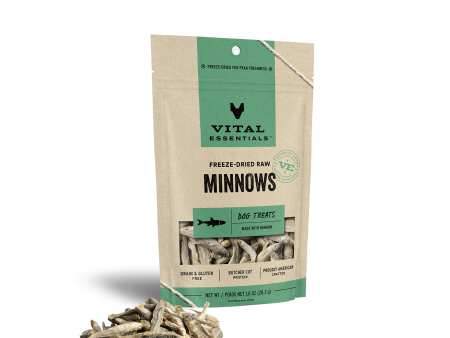 Vital Essentials Freeze Dried Raw Minnows Dog Treats Online