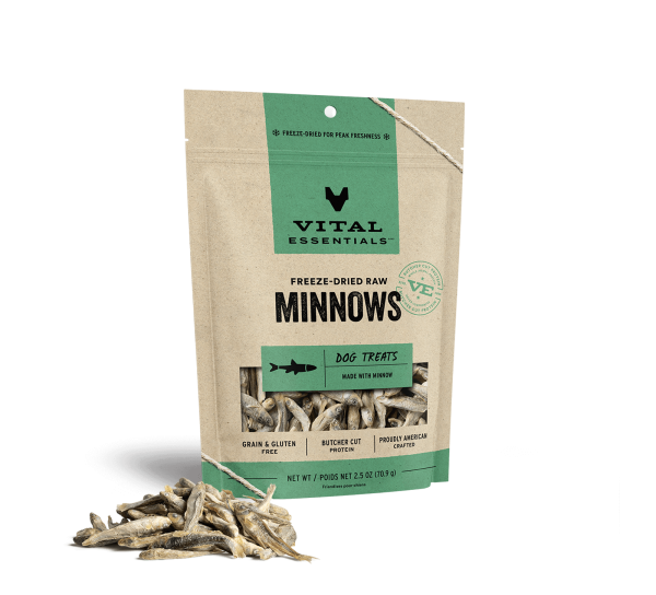 Vital Essentials Freeze Dried Raw Minnows Dog Treats Online