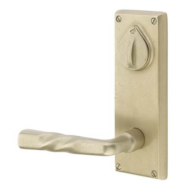 Emtek 7365OT Dummy Pair Keyed , Sideplate Locksets Rectangular 3-5 8  Center to Center Keyed , Old Town Clear Knob Online Sale