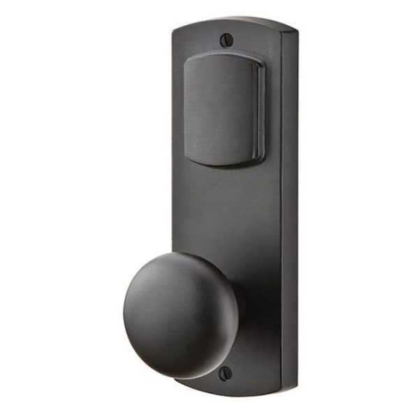 Emtek 7371WC Passage Double Keyed , Sideplate Locksets Missoula 3-5 8  Center to Center Keyed , Winchester Knob For Discount